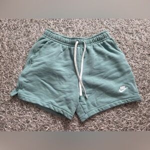 Men’s Nike Teal Jogger Sweat Shorts Size Small